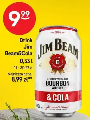 Żabka Drink Jim Beam&Cola oferta