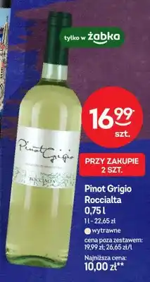 Żabka Wino Pinot Grigio Roccialta wytrawne oferta