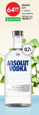 Żabka Wódka Absolut oferta