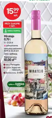 Żabka Wino półwytrawne Miratejo oferta