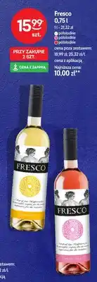 Żabka Wino Fresco półsłodkie różowe oferta