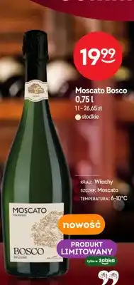 Żabka Wino musujące słodkie Moscato Bosco oferta