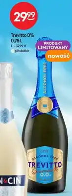 Żabka Wino musujące bezalkoholowe Trevitto Spumante półsłodkie 0% oferta
