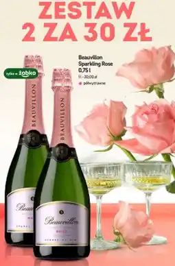 Żabka Wino musujące Beauvillon Sparkling Rose półwytrawne oferta