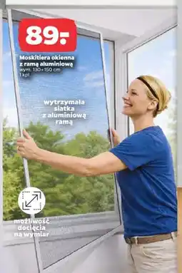 Netto Moskitiera okienna z ramą aluminiową 130x150cm oferta