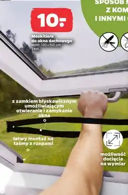 Netto Moskitiera do okna dachowego 130x150cm oferta