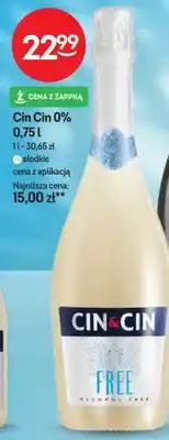 Żabka Wino musujące bezalkoholowe Cin&Cin Free słodkie 0% oferta
