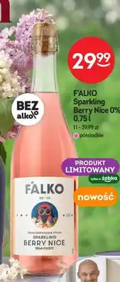 Żabka Wino F'ALKO Sparkling Berry Nice 0% półsłodkie oferta