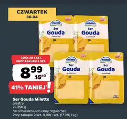 Netto Ser Gouda Miletto plastry oferta