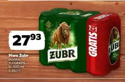 Netto Piwo Żubr puszka 7+1 GRATIS oferta