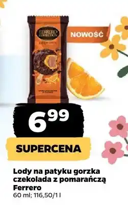 Netto Lody na patyku gorzka czekolada z pomarańczą Ferrero oferta