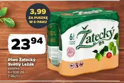Netto Piwo Žatecký Světlý Ležák puszka oferta