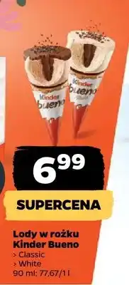 Netto Lody w rożku Kinder Bueno Classic oferta