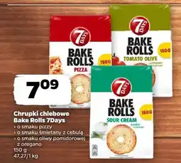 Netto Chrupki chlebowe Bake Rolls 7Days o smaku pizzy oferta