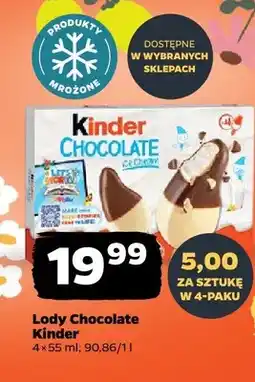 Netto Lody Chocolate Kinder oferta