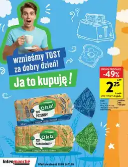 Intermarche Tost pszenny O la la! Intermarché oferta