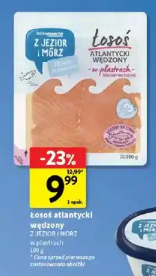 Intermarche Łosoś atlantycki wędzony w plastrach Z Jezior i Mórz oferta