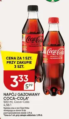 Napój gazowany Coca-Cola Original Taste
