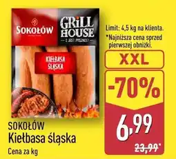 ALDI Kiełbasa śląska Sokołów Grill House oferta