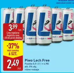 ALDI Piwo bezalkoholowe Lech Free Dragon Fruit Grape oferta