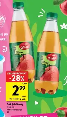 Intermarche Sok jabłkowy O LA LA! oferta