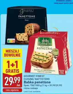ALDI Babka panettone Gourmet Finest Cuisine Classic oferta