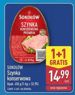 ALDI Szynka konserwowa premium Sokołów oferta