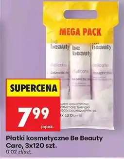 Biedronka Płatki kosmetyczne Be Beauty Care, 3x120 szt oferta