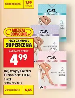 Biedronka Rajstopy Gatta Classic 15 DEN, 1 szt oferta