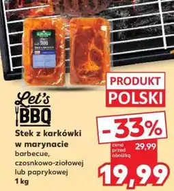 Kaufland Stek z karkówki w marynacie oferta