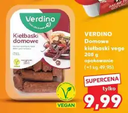 Kaufland VERDINO Domowe kiełbaski vege 200 g opakowanie oferta