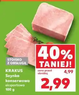 Kaufland KRAKUS Szynka konserwowa eksportowa 100 g oferta