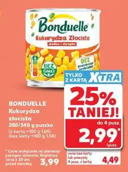 Kaufland BONDUELLE Kukurydza Złocista 285/340 g puszka oferta