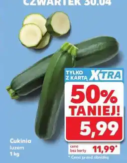 Kaufland Cukinia, luzem 1 kg oferta