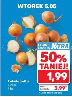 Kaufland Cebula żółta luzem 1 kg oferta