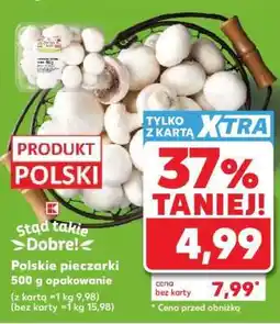 Kaufland Polskie pieczarki 500 g opakowanie oferta