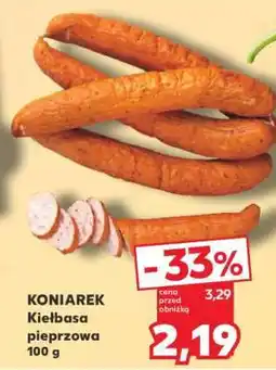 Kaufland KONIAREK Kiełbasa pieprzowa 100 g oferta