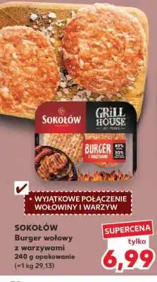 Kaufland SOKOŁÓW Burger wołowy z warzywami oferta