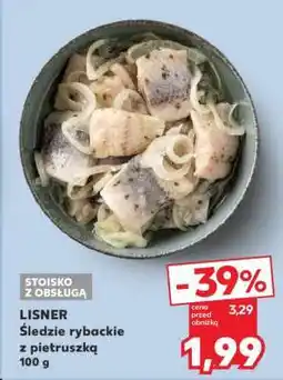 Kaufland LISNER Śledzie rybackie z pietruszką 100 g oferta