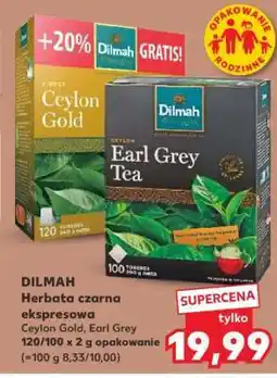 Kaufland DILMAH Herbata czarna ekspresowa oferta