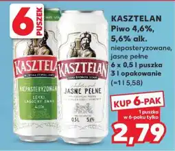 Kaufland KASZTELAN Piwo 4,6%, 5,6% alk oferta