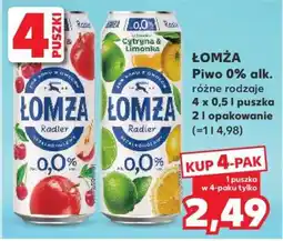 Kaufland ŁOMŻA Piwo 0% alk oferta