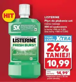 Kaufland LISTERINE Płyn do płukania ust różne rodzaje 500 ml opakowanie oferta