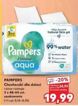 Kaufland PAMPERS Chusteczki dla dzieci oferta