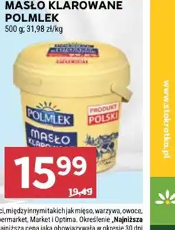 Stokrotka Market Masło klarowane Polmlek oferta