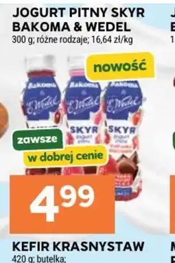Stokrotka Market Bakoma & Wedel Jogurt pitny Skyr oferta
