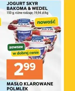 Stokrotka Market Bakoma & Wedel Jogurt Skyr oferta
