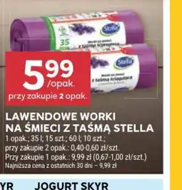Stokrotka Market Stella Lawendowe worki na śmieci oferta