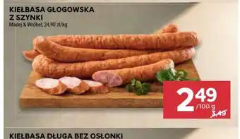 Stokrotka Market Kiełbasa Głogowska z szynki oferta