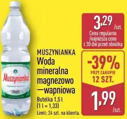 ALDI Woda mineralna magnezowo-wapniowa oferta